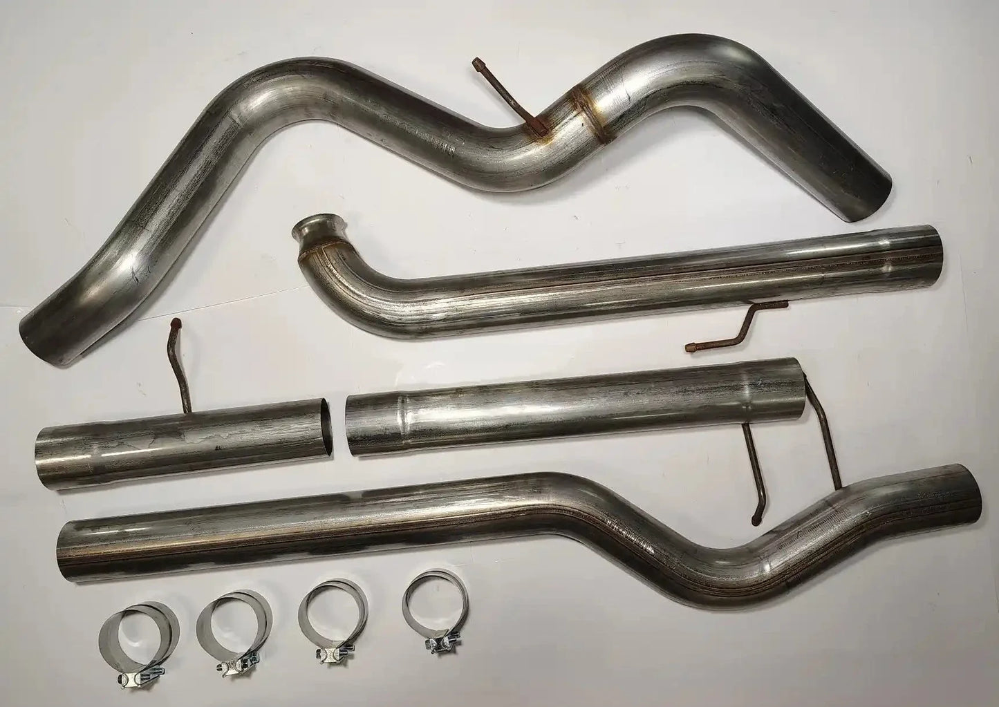 DIESELR Downpipe Back Exhaust - Single (2001-2007 GM 2500/3500 6.6L Duramax LB7/LLY/LBZ)