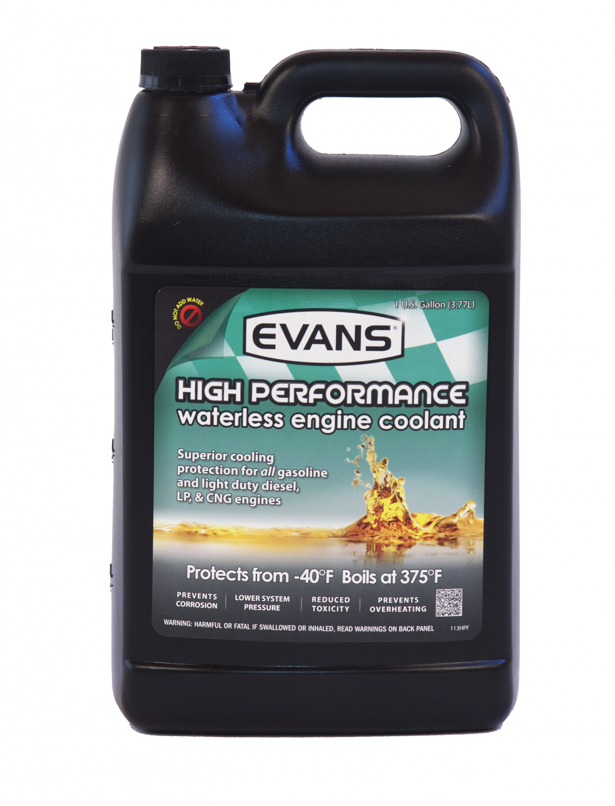 Waterless High Performance/ Heavy Duty Engine Coolant Gallon Evans Cooling.