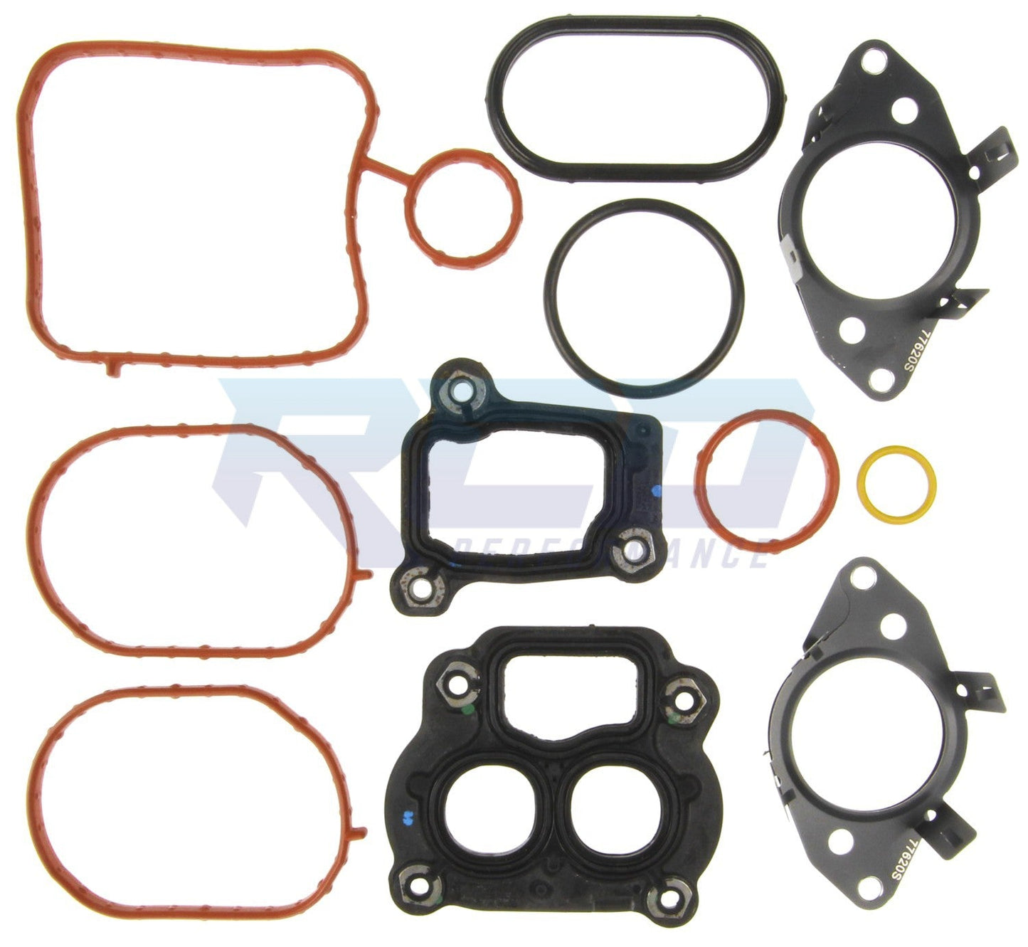MAHLE Coolant Crossover Pipe Mounting Set GS33691 2011-2019 Ford 6.7L Power Stroke