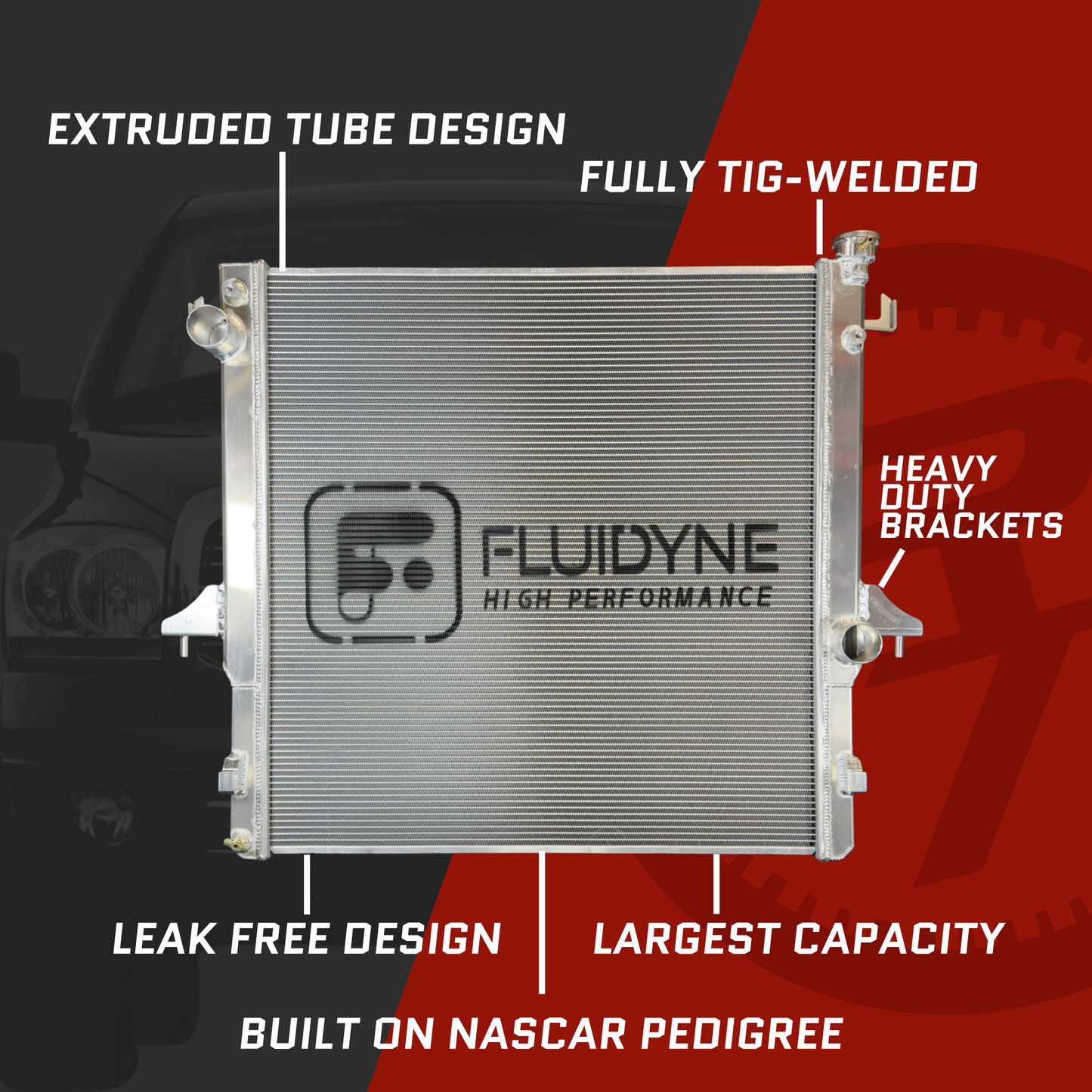 2003-2009 Dodge Ram 2500 3500 5.9L, 6.7L Cummins Diesel 3 Row Extruded Tube Aluminum Radiator