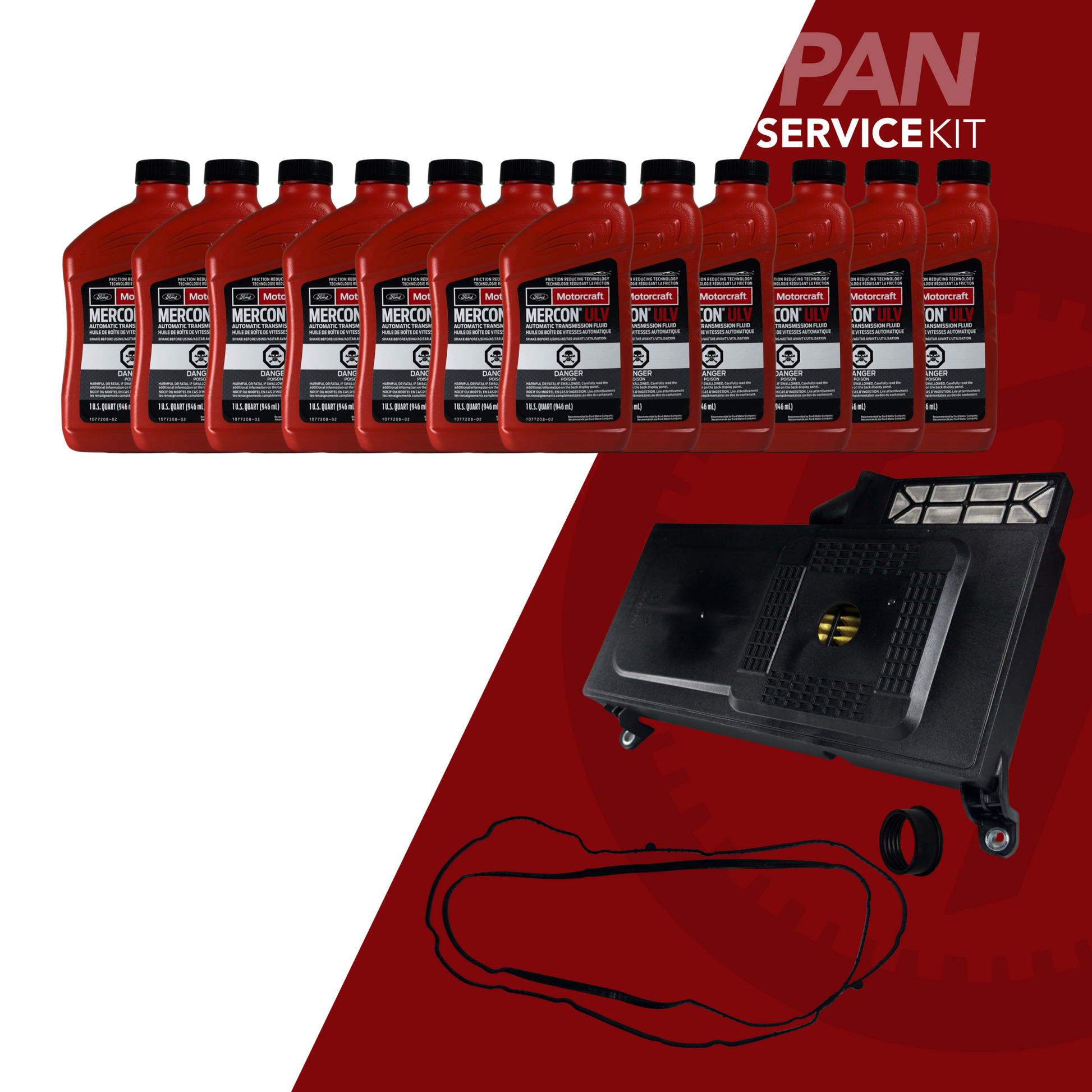10R140 TRANSMISSION SERVICE KIT – STOCK PAN
