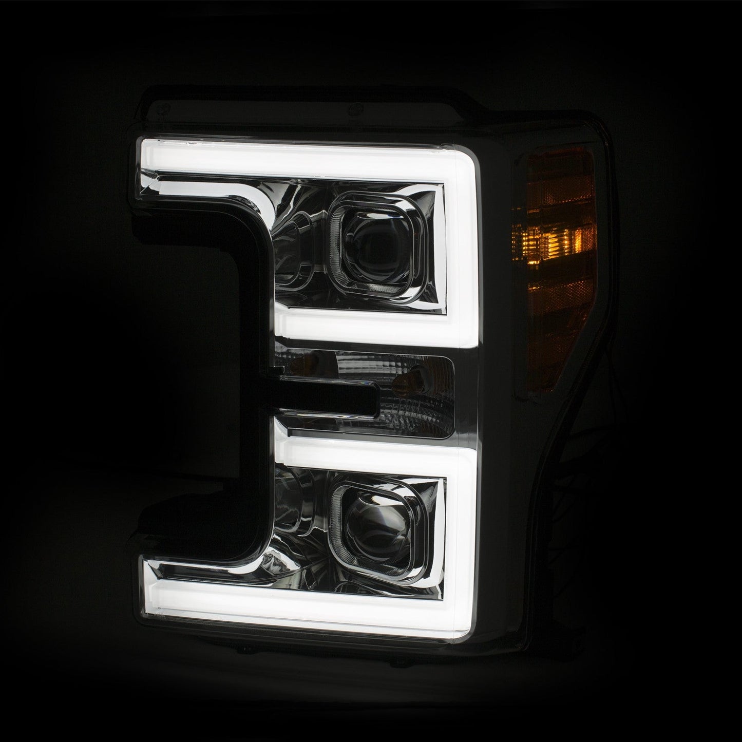 FORD F250 F350 F450 17 -19 PROJECTOR PLANK STYLE SWITCHBACK HEADLIGHT