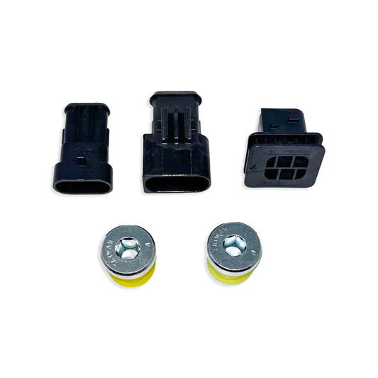 Shibby Turbocharger Upgrade Plugs Coolant & Electric (2013–2024 Dodge Ram Cummins 6.7L)