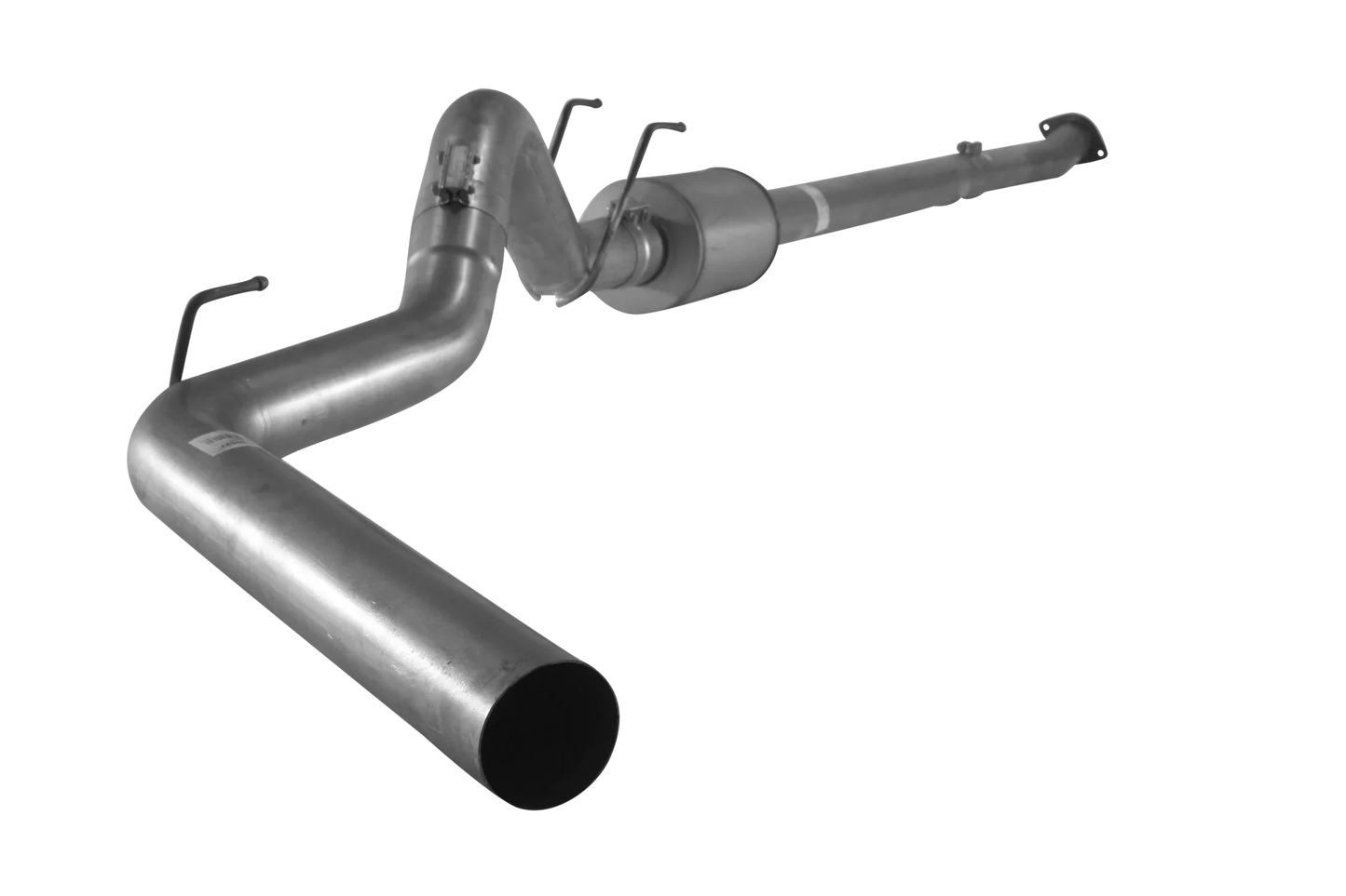 DIESELR Downpipe Back Exhaust - Single (2011-2019 Ford 6.7L  Powerstroke - CAB & CHASSIS)