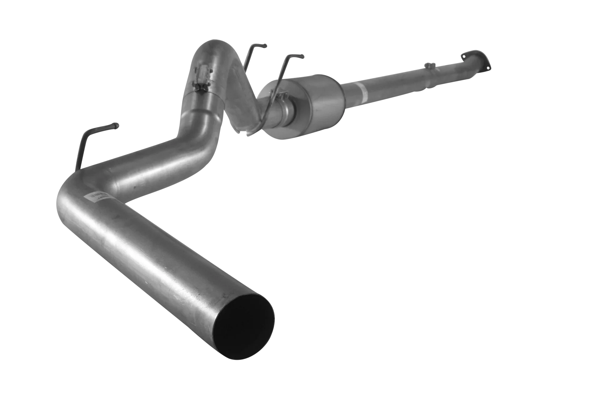 DIESELR Downpipe Back Exhaust - Single (2011-2019 Ford 6.7L  Powerstroke - CAB & CHASSIS)