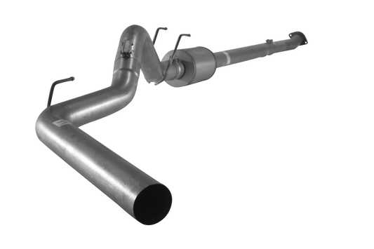 DIESELR Downpipe Back Exhaust - Single (2011-2019 Ford 6.7L  Powerstroke - CAB & CHASSIS)