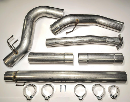 DIESELR Downpipe Back Exhaust - Single (2011-2026 Ford 6.7L F250/F350 Powerstroke)