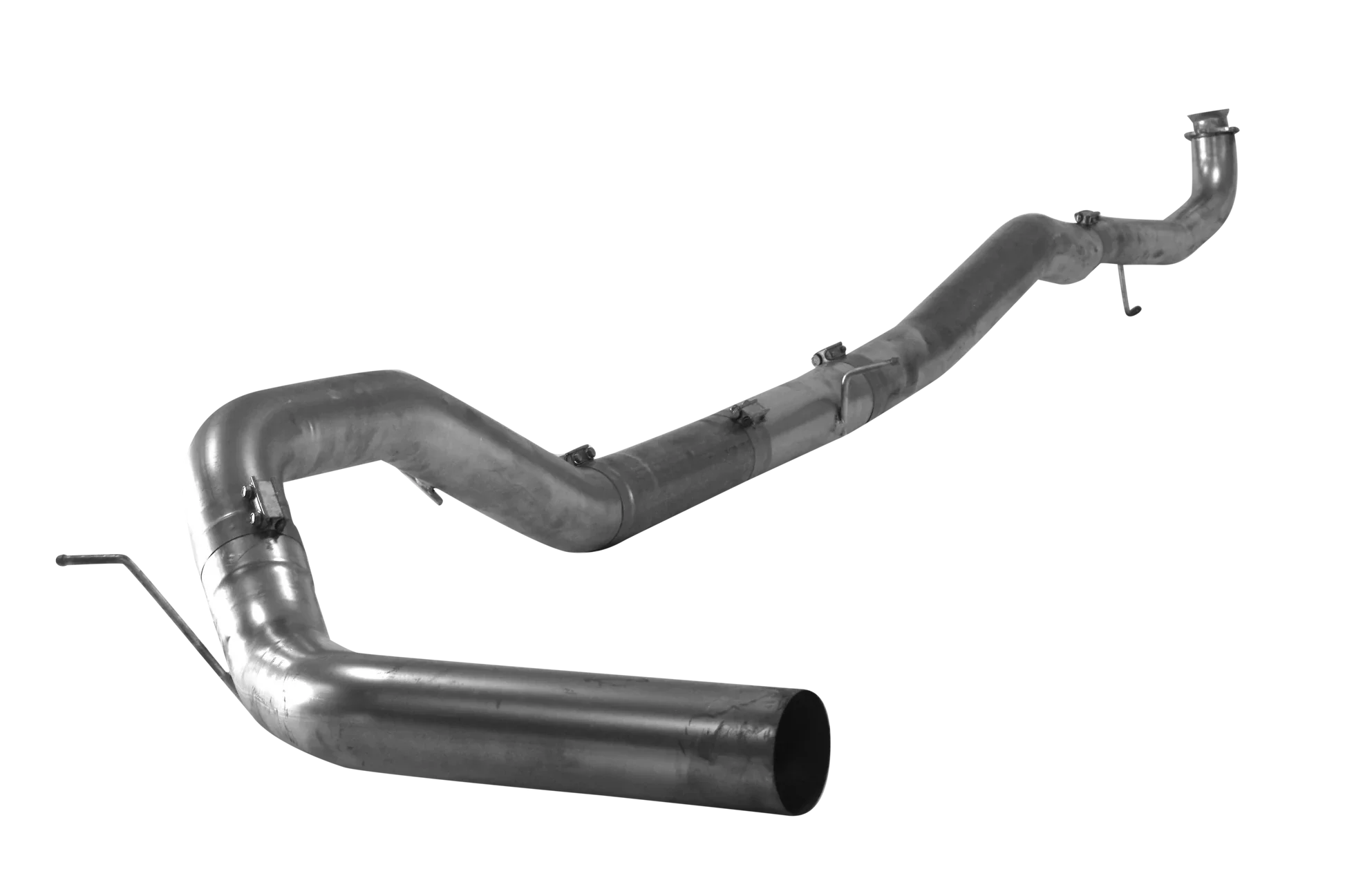 DIESELR Downpipe Back Exhaust - Single (2020-2026 GM 2500/3500 6.6L Duramax L5P)