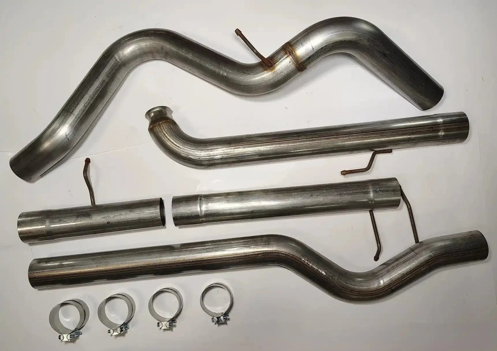 DIESELR Downpipe Back Exhaust - Single (2001-2007 GM 2500/3500 6.6L Duramax LB7/LLY/LBZ)