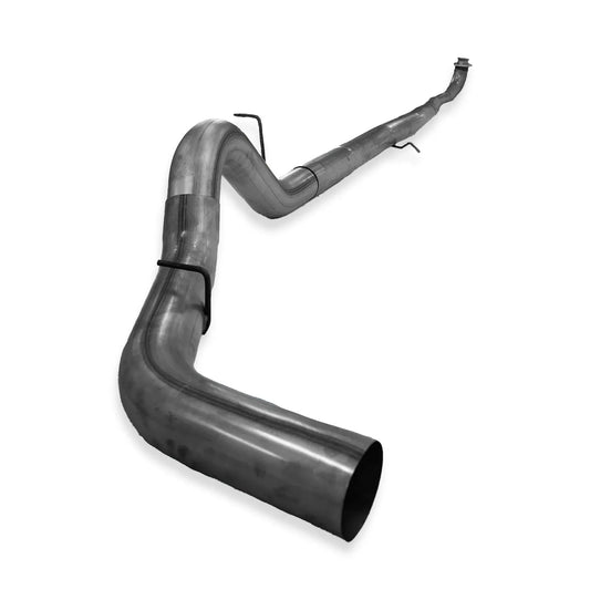 DIESELR Downpipe Back Exhaust - Single (2017-2019 GM 2500/3500 6.6L Duramax L5P)