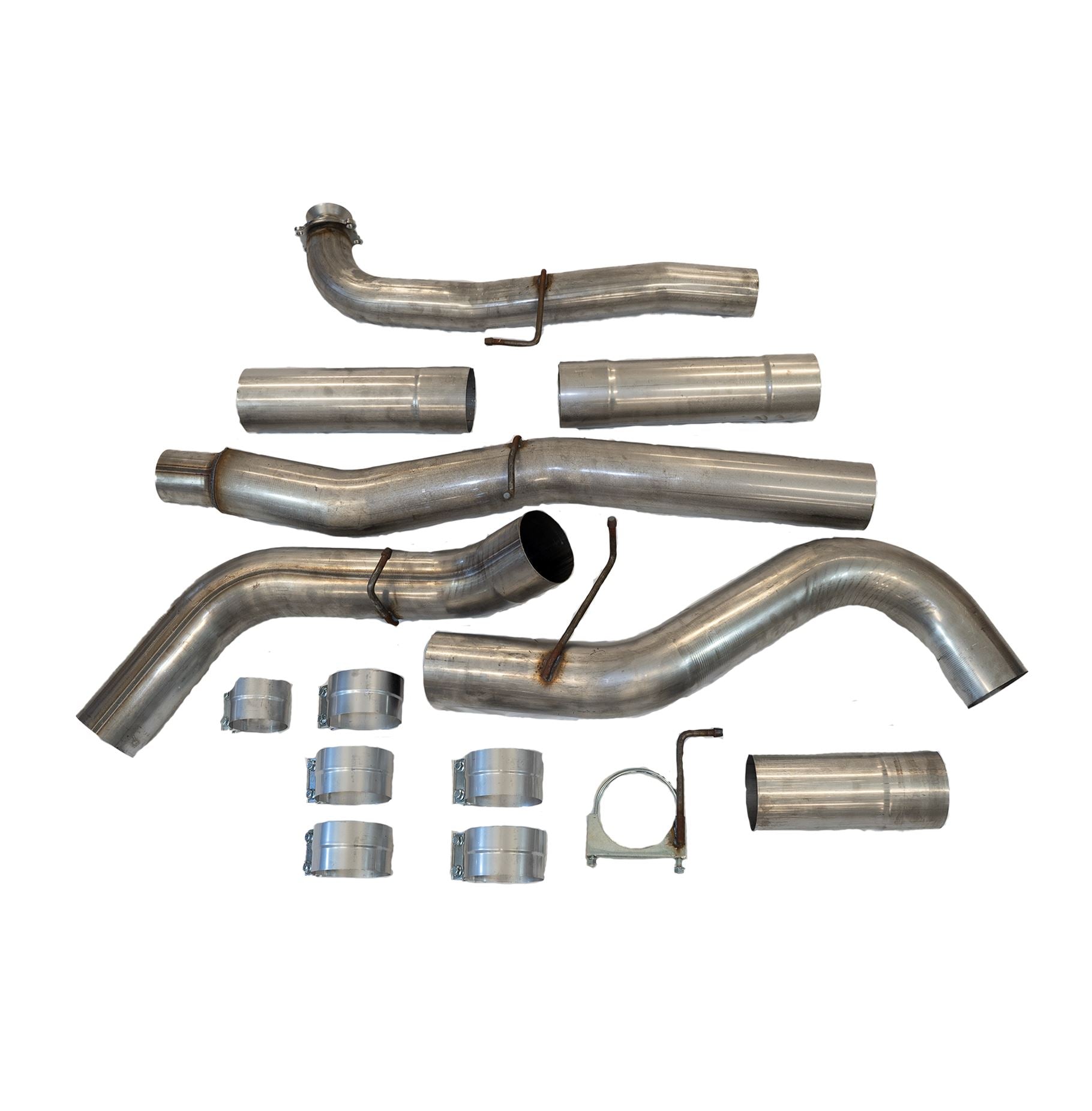 DIESELR Downpipe Back Exhaust - Single (2020-2026 GM 2500/3500 6.6L Duramax L5P)