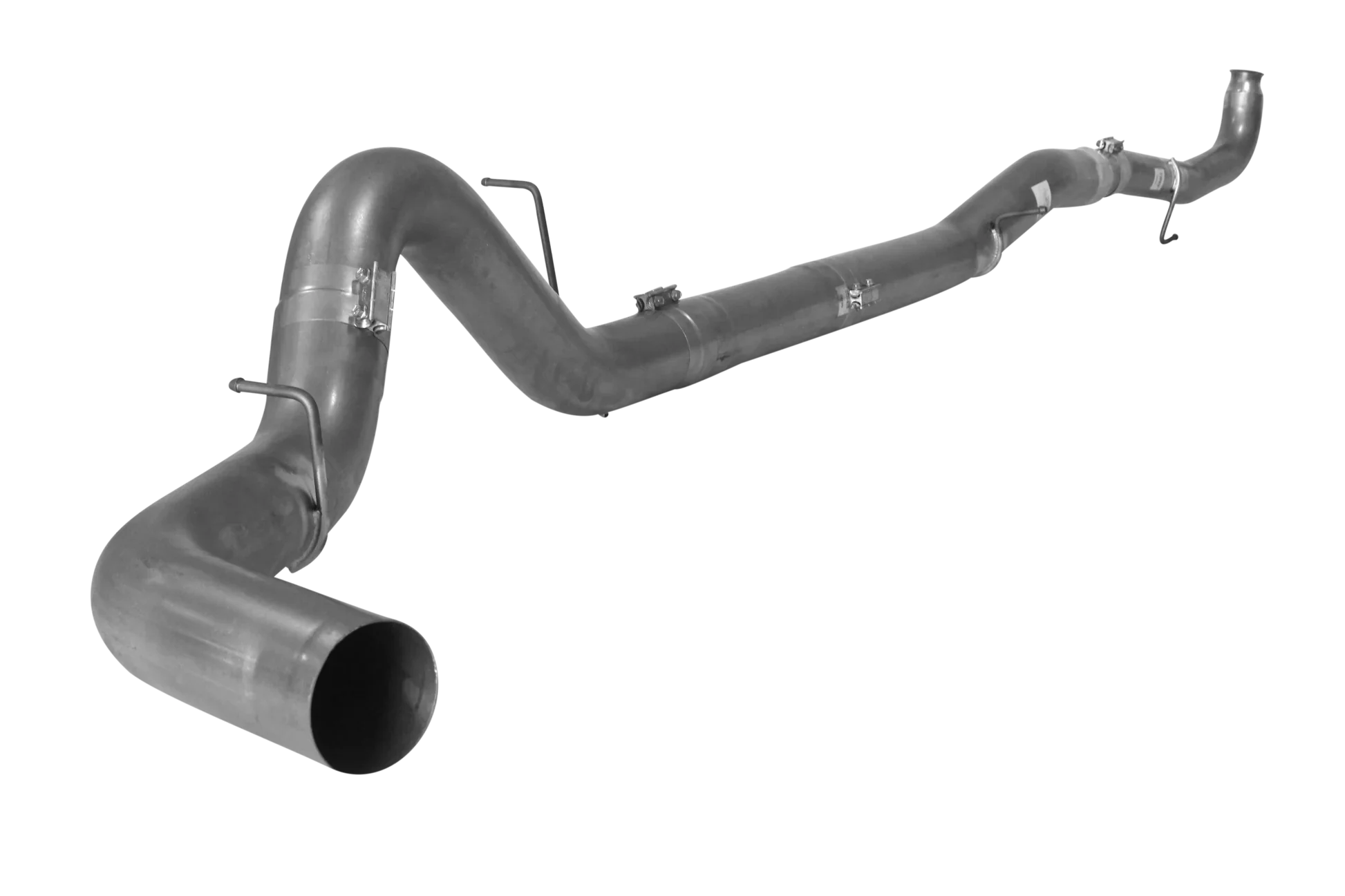 DIESELR Downpipe Back Exhaust - Single (2011-2015 GM 2500/3500 6.6L Duramax LML)