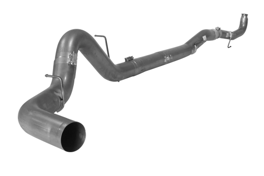DIESELR Downpipe Back Exhaust - Single (2011-2015 GM 2500/3500 6.6L Duramax LML)