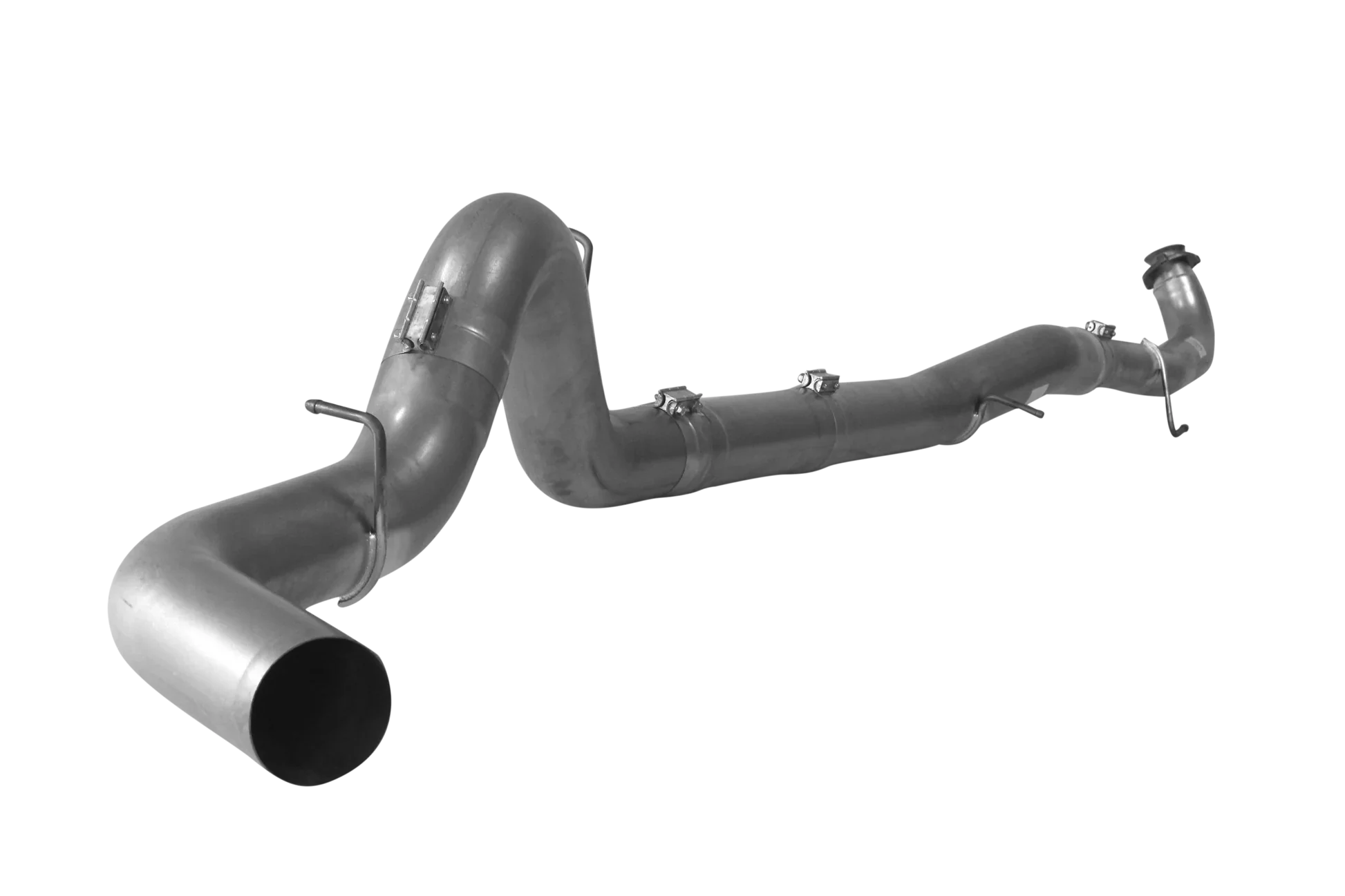 DIESELR Downpipe Back Exhaust - Single (2015.5-2016 GM 2500/3500 6.6L Duramax LML)