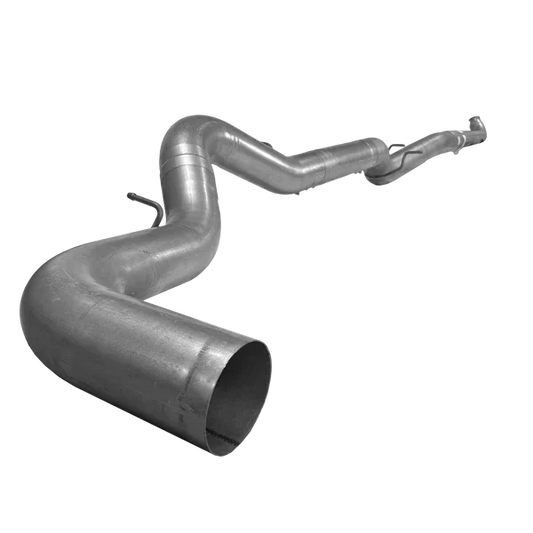 DIESELR Downpipe Back Exhaust - Single (2007.5-2010 GM 2500/3500 6.6L Duramax LMM)