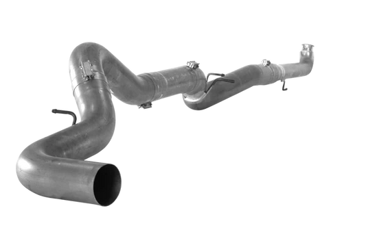 DIESELR Downpipe Back Exhaust - Single (2001-2007 GM 2500/3500 6.6L Duramax LB7/LLY/LBZ)