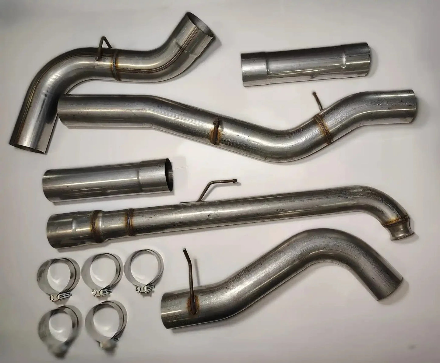 DIESELR Downpipe Back Exhaust - Single (2001-2007 GM 2500/3500 6.6L Duramax LB7/LLY/LBZ)