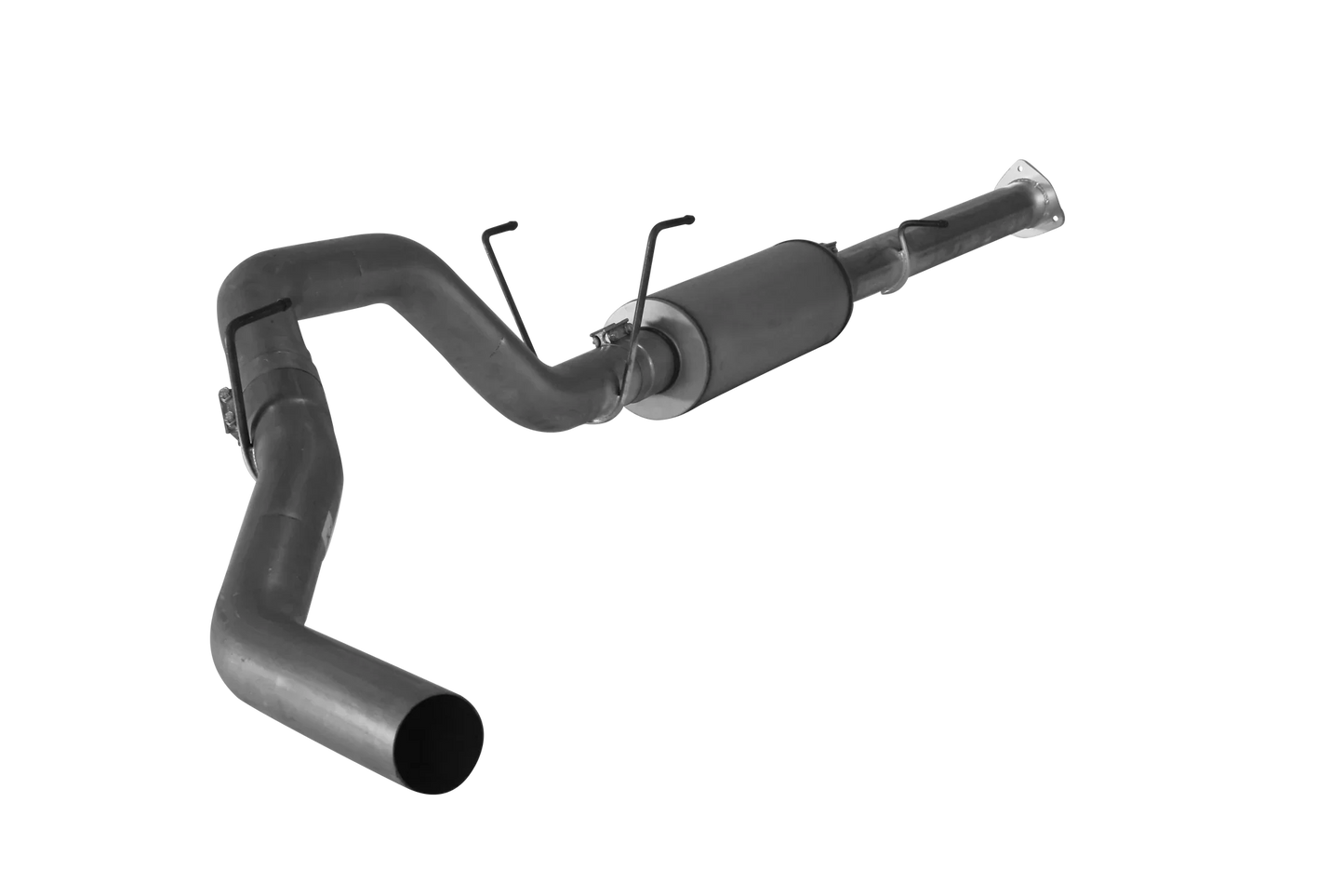 DIESELR Downpipe/Turbo Back Exhaust - Single (2013-2018 Dodge 2500/3500 6.7L Cummins)