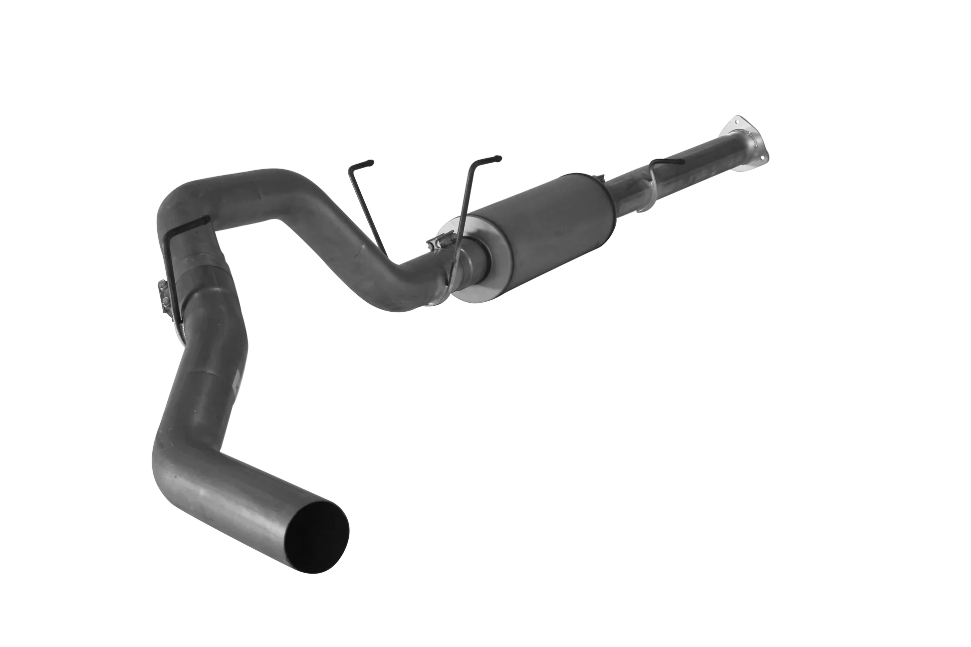 DIESELR Downpipe/Turbo Back Exhaust - Single (2013-2018 Dodge 2500/3500 6.7L Cummins)