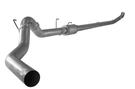 DIESELR Turbo Back Exhaust - Single (2007-2010 Dodge 2500/3500/4500/5500 6.7L Cummins - CAB & CHASSIS)