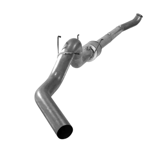 DIESELR Turbo Back Exhaust - Single (2011-2018 Dodge 3500/4500/5500 6.7L Cummins - CAB & CHASSIS)
