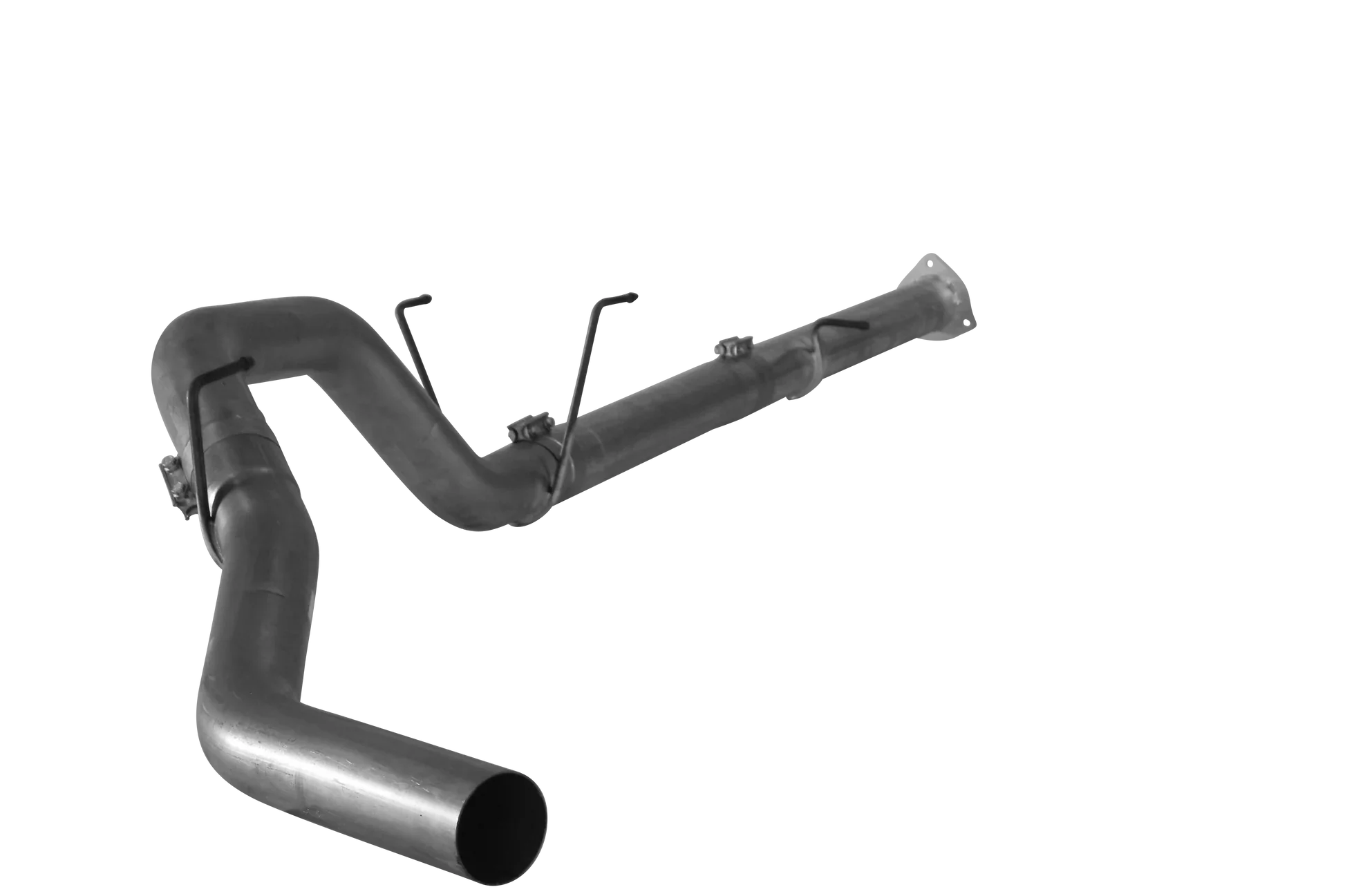 DIESELR Downpipe/Turbo Back Exhaust - Single (2013-2018 Dodge 2500/3500 6.7L Cummins)