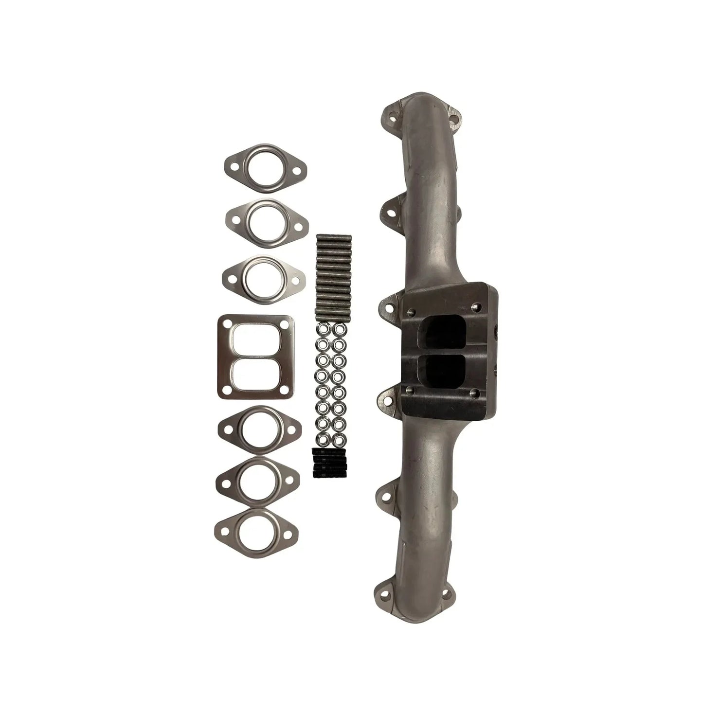 DIESELR Cast Stainless 2nd. Gen Swap Exhaust Manifold - T4 Mount (1998.5-2024 Cummins 5.9L/6.7L)