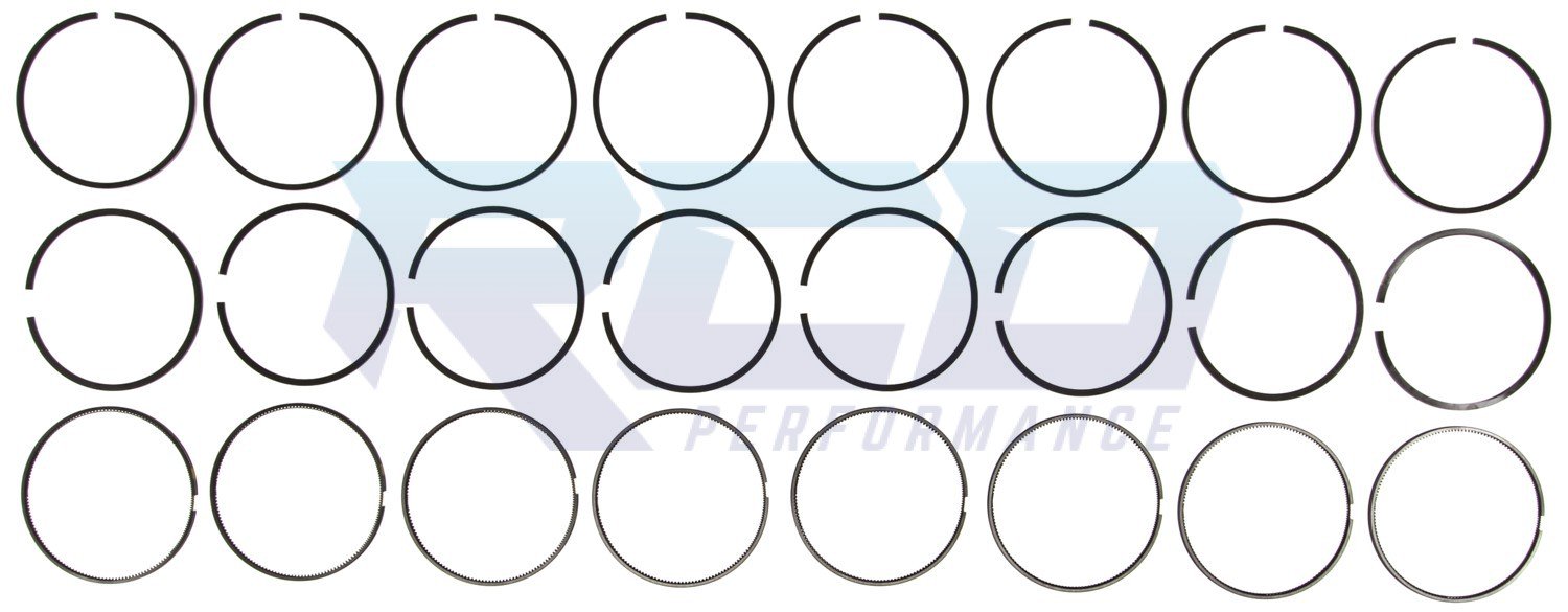 MAHLE Piston Ring Set 42097.010 2008-2010 Ford 6.4L Power Stroke