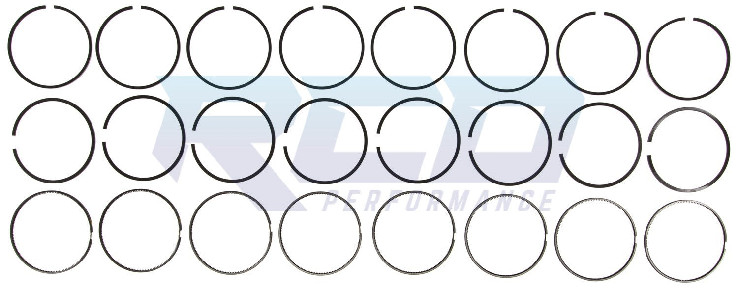 MAHLE Piston Ring Set 42097.030 2008-2010 Ford 6.4L Power Stroke