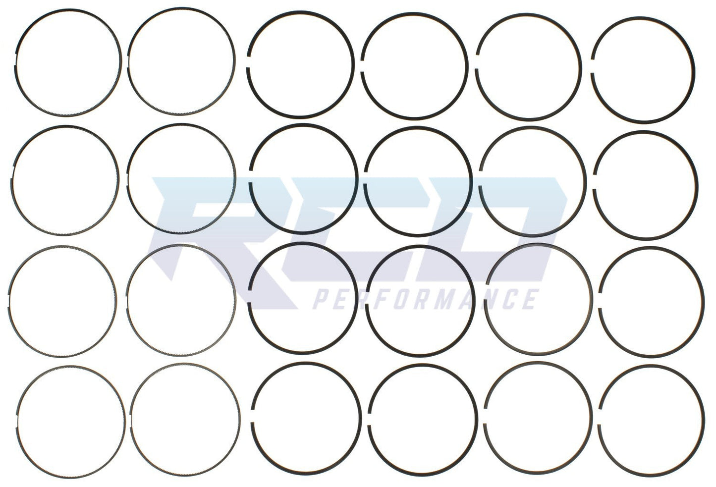 MAHLE Piston Ring Set 42168.040 2011-2016 Ford 6.7L Power Stroke