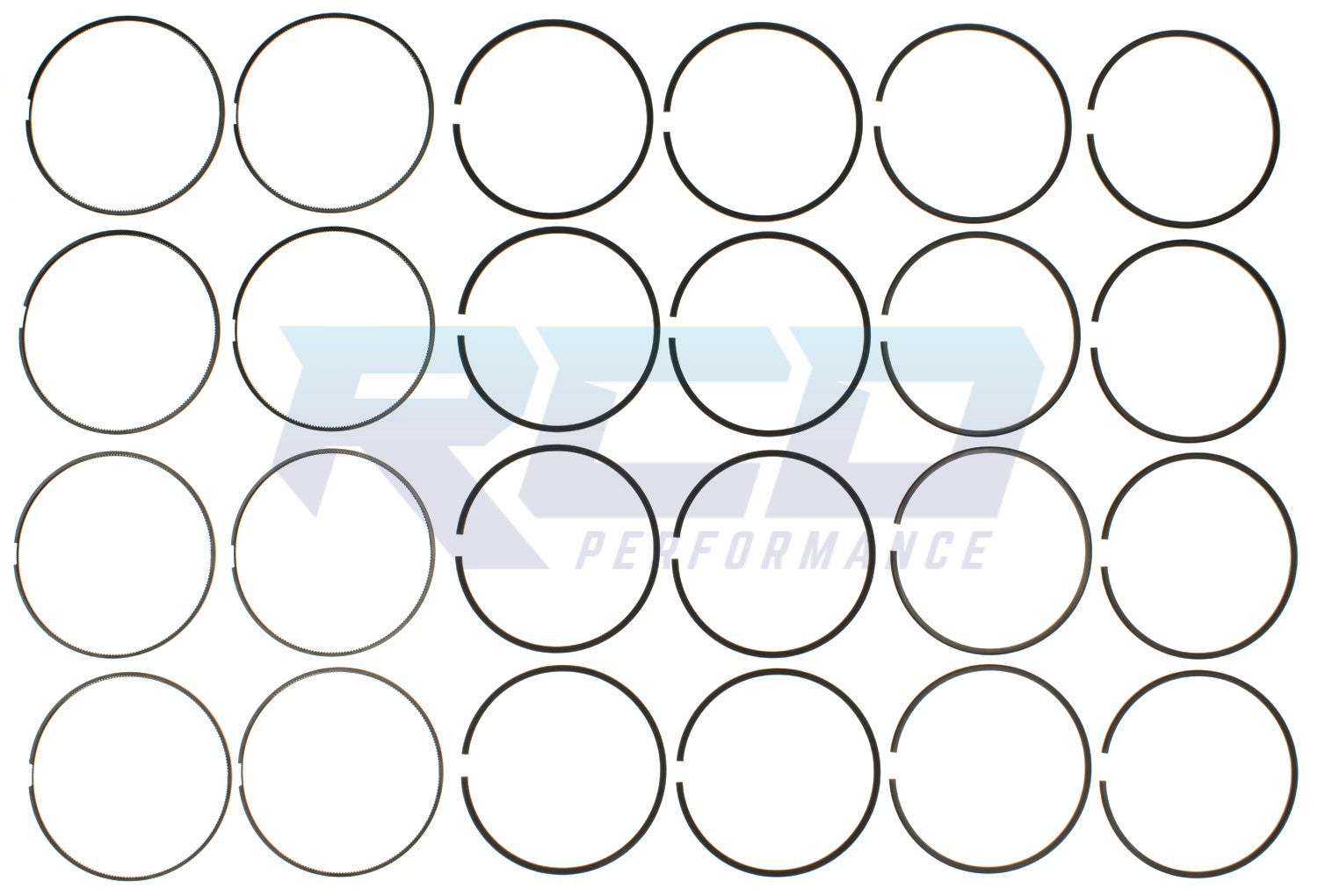 MAHLE Piston Ring Set 42168.040 2011-2016 Ford 6.7L Power Stroke