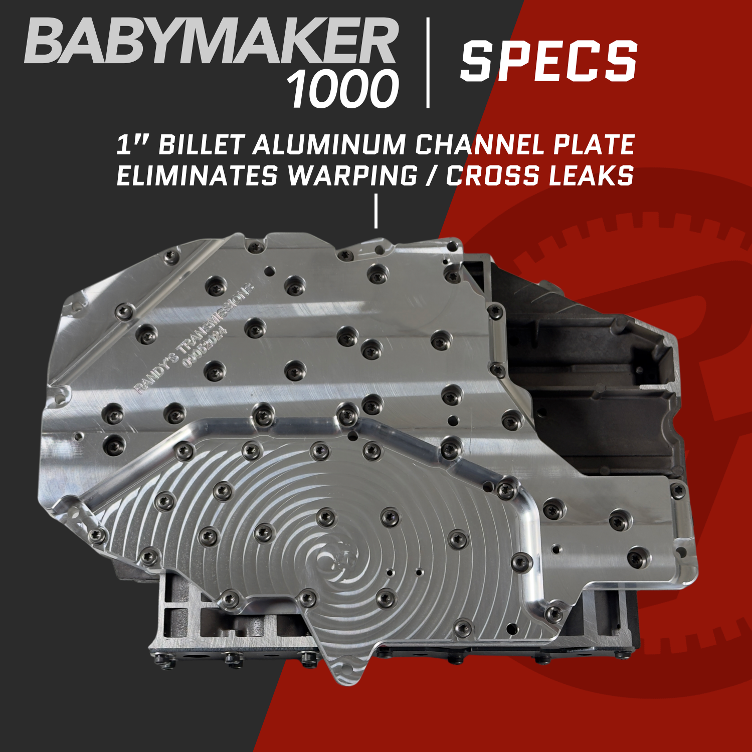 68RFE High Performance Valve Body 2007.5-2018, aka “BabyMaker 1000”