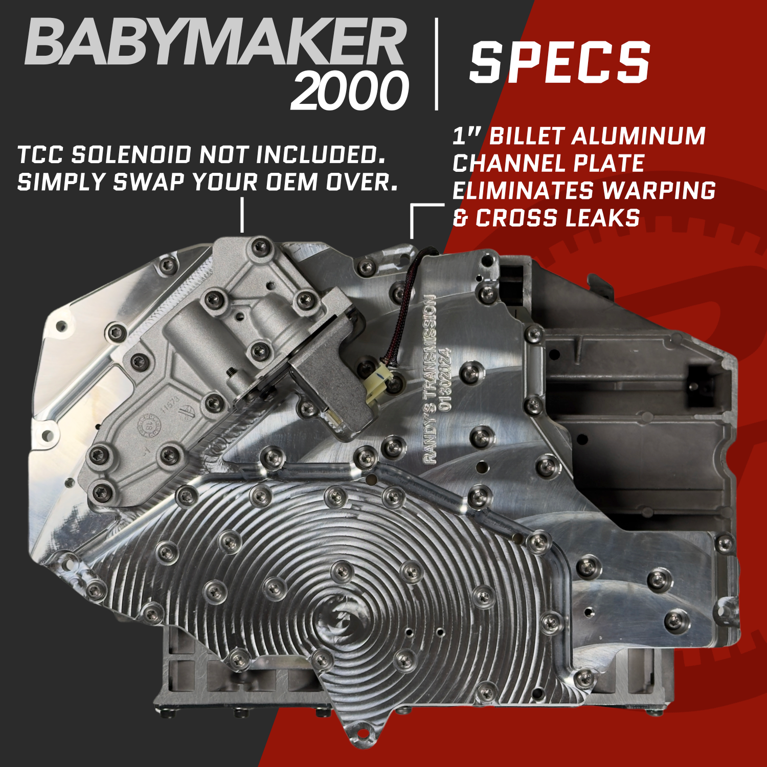 68RFE High Performance Valve Body 2019-2024 Aka “BabyMaker 2000”