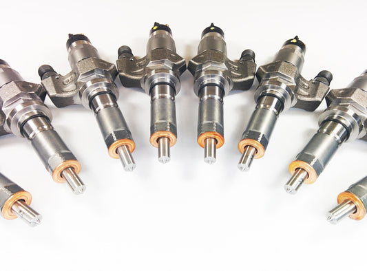 Brand New Injector Set - 100% Over - SAC Nozzle (Duramax 01-04 LB7)