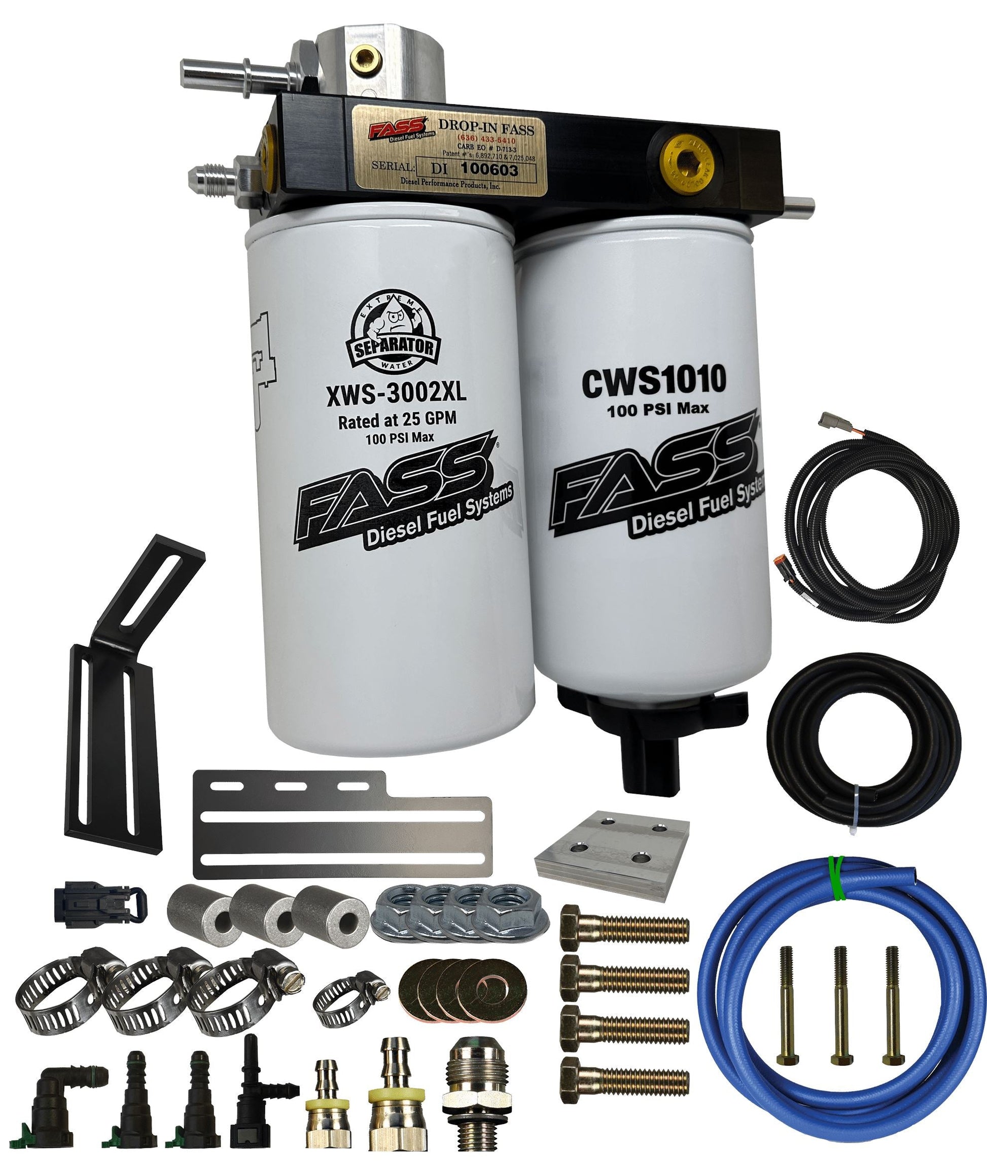 FASS - Drop-In Series **(No Pump)** Diesel Fuel System 2010-2018 RAM Cummins