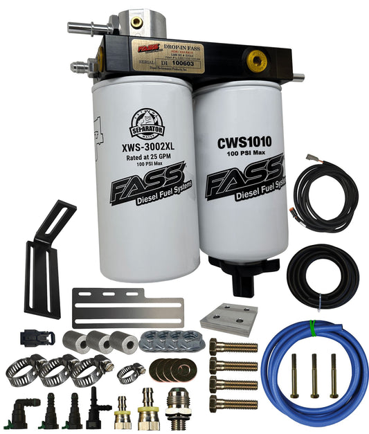 FASS - Drop-In Series **(No Pump)** Diesel Fuel System 2010-2018 RAM Cummins