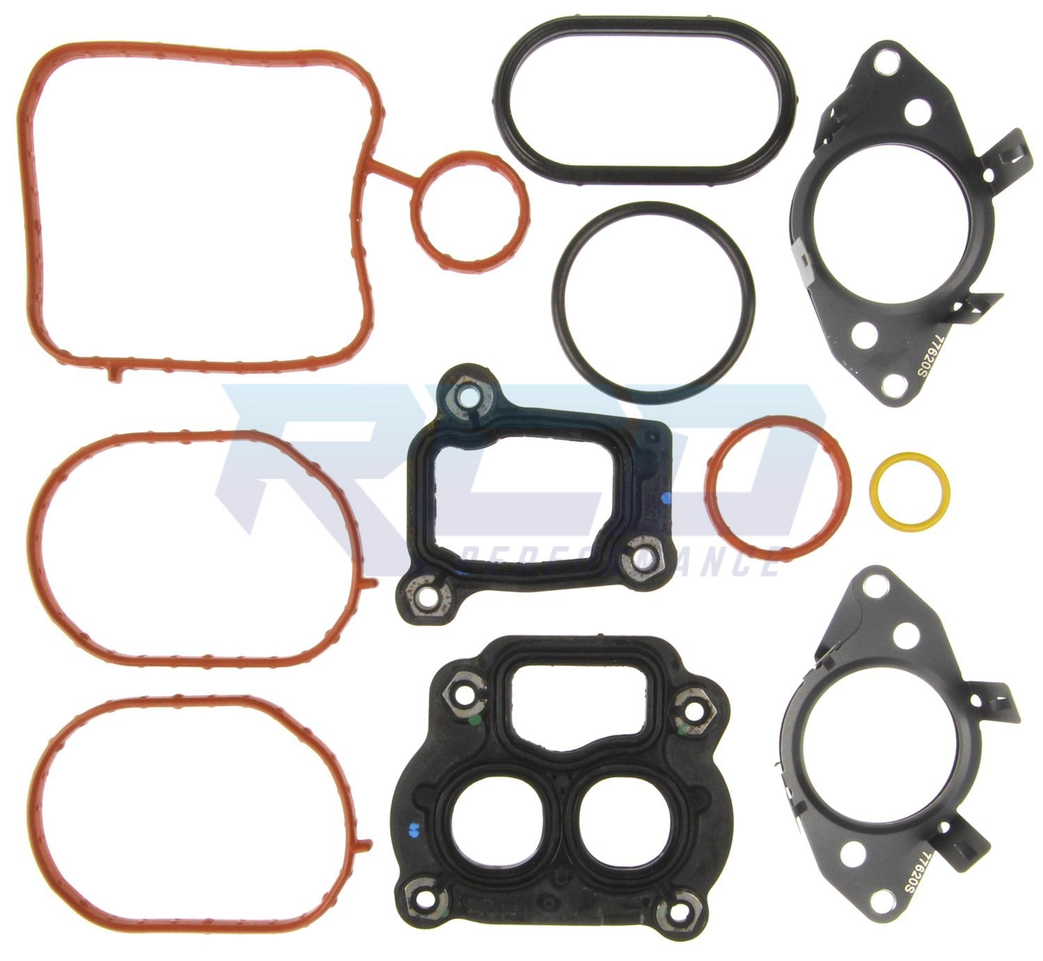 MAHLE Coolant Crossover Pipe Mounting Set GS33691 2011-2019 Ford 6.7L Power Stroke
