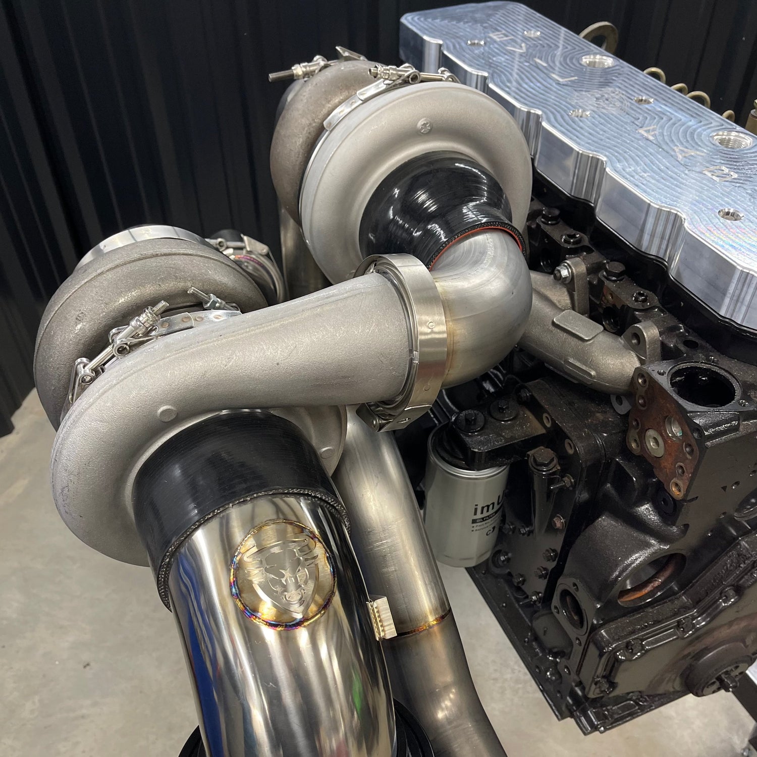 EvilFab - Cummins S400/S400 Side Mount Compound Kit