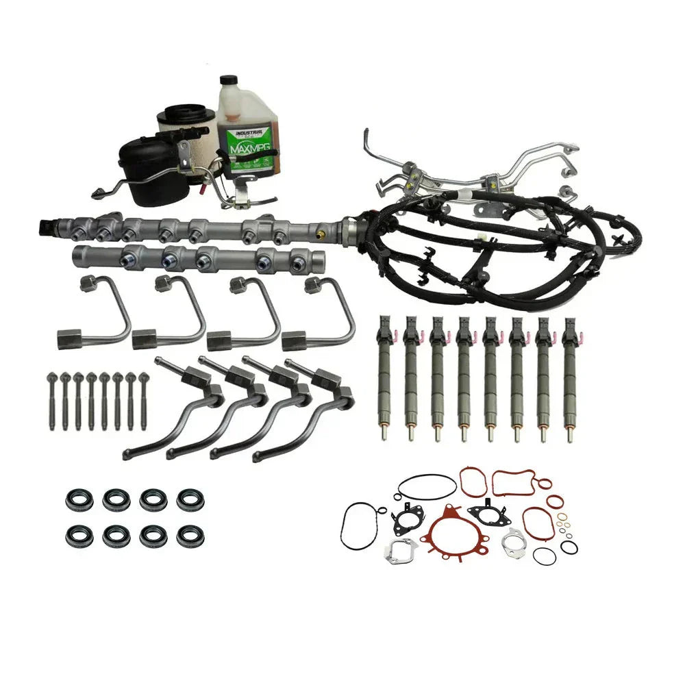 Industrial Injection Disaster Kit with Injectors No Pump Ford Powerstroke 6.7L (2017-2019)