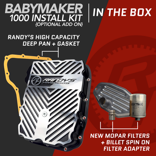 68RFE High Performance Valve Body 2007.5-2018, aka “BabyMaker 1000”