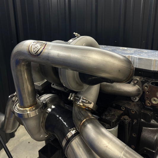 EvilFab - Cummins S400/S400 Over Under Compound Kit